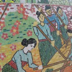 18 Hanoi Mural peasant working scene