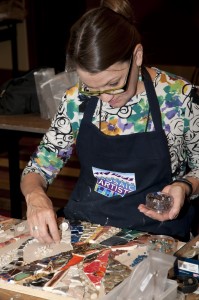 Kathy Thaden in Ilana Shafir's workshop, AMS-2012
