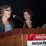 2012 Volunteer of the Year, Terri Pulley with E.D. Dawnmarie Zimmerman